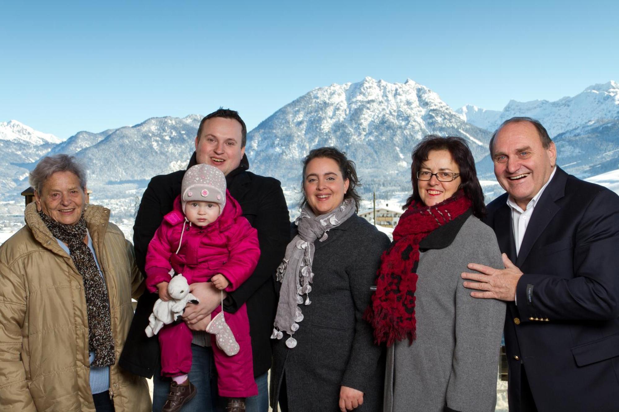 Pension Talblick In Waengle Bei Reutte Bagian luar foto