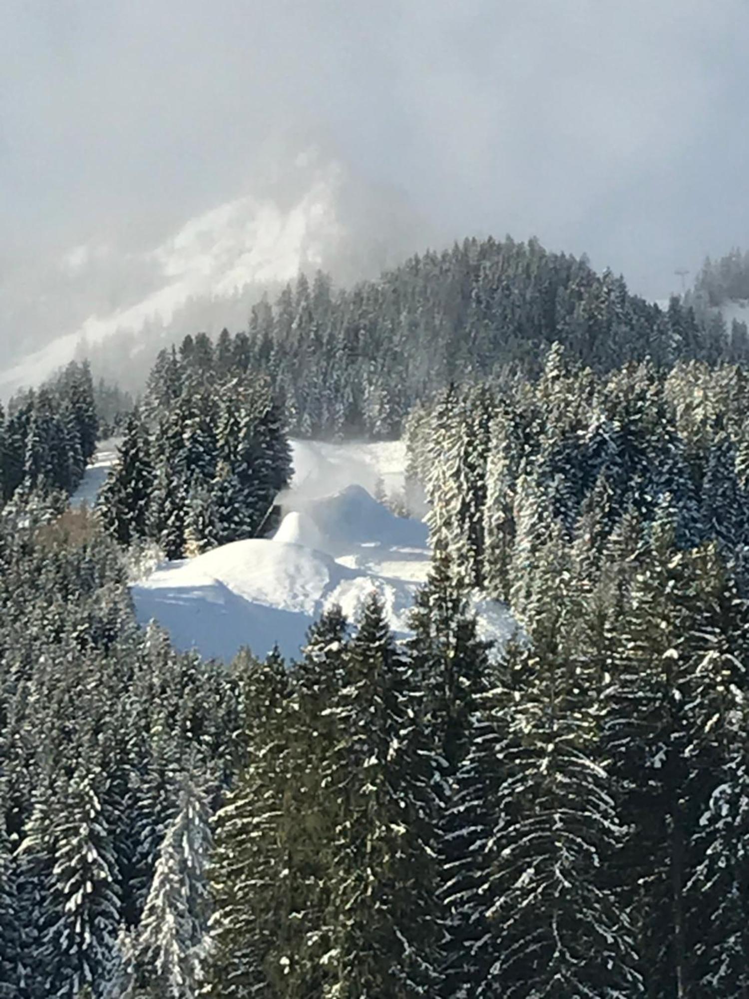 Pension Talblick In Waengle Bei Reutte Bagian luar foto