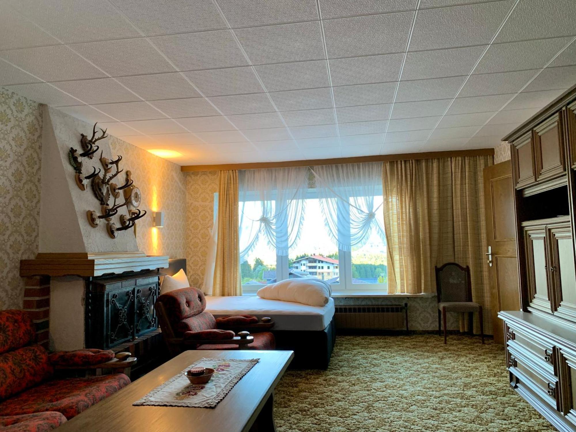Pension Talblick In Waengle Bei Reutte Bagian luar foto